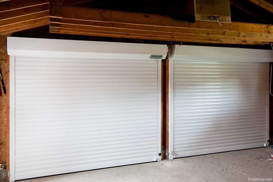 European style auto rolling garage door