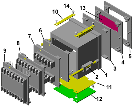 Din Standard Plastic Instrument Cases