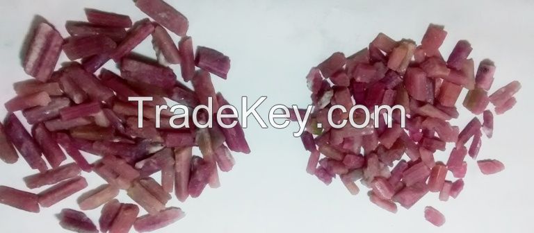 Rough Pink  Tourmaline