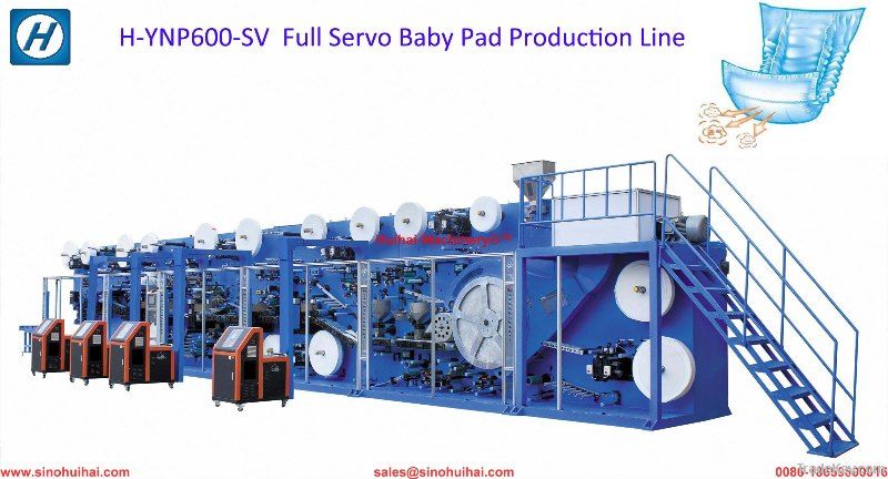 Full Servo Baby Diaper Machine