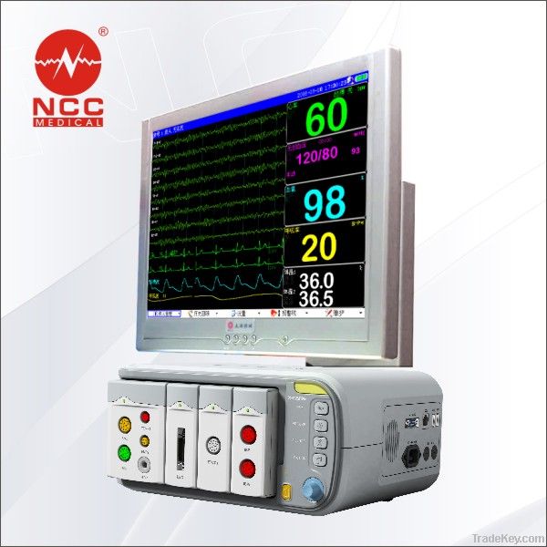 2013 Hot sell LCD 17 &#039;&#039; multi-parameter patient monitoring system