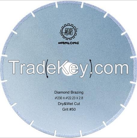 Vacuum brazed diamond saw blade(multi-purpose blade)