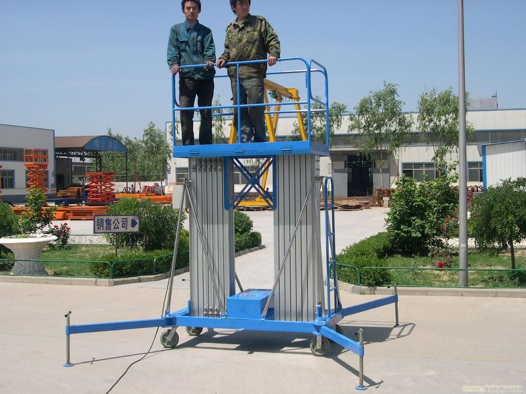 Height 16 M !!! Alloy Mast Climbiing Work Platform / Aerial Work Platf