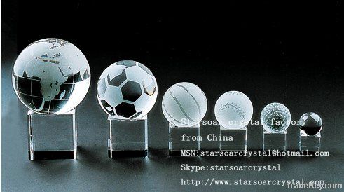 wholesale crystal blank ball&amp;sports ball crystal globe