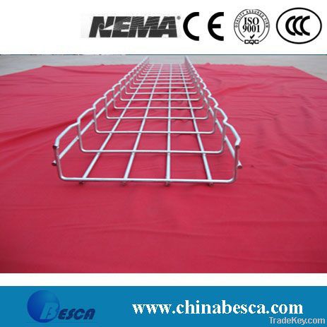 Electro galvanized wire mesh cable tray