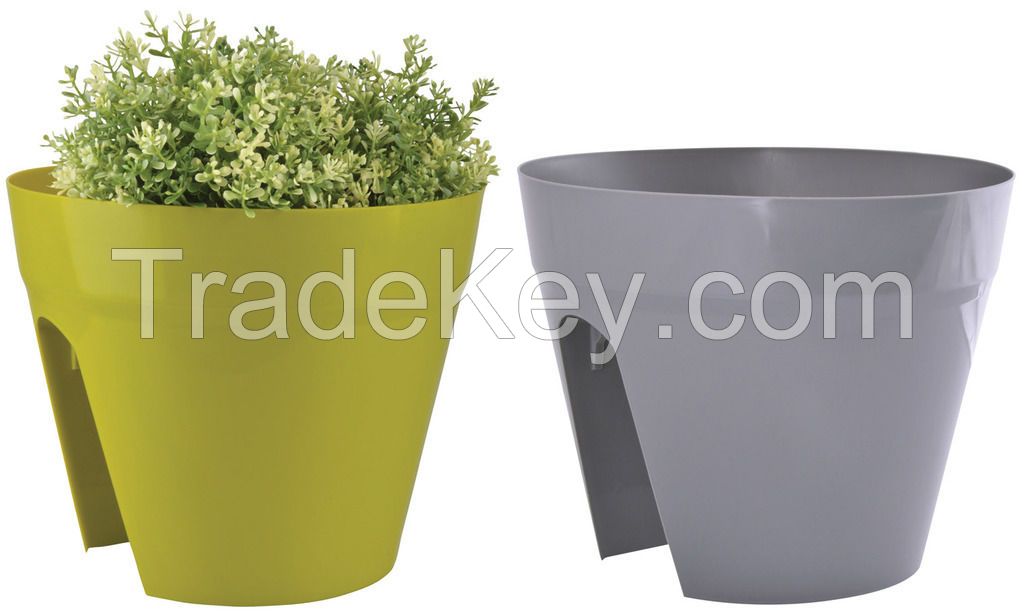 Balcony Rail Planter Outdoor Plant Flowers