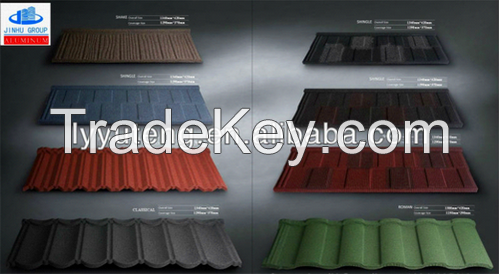 white and black shingle metal roofing tile /metal roofing sheets