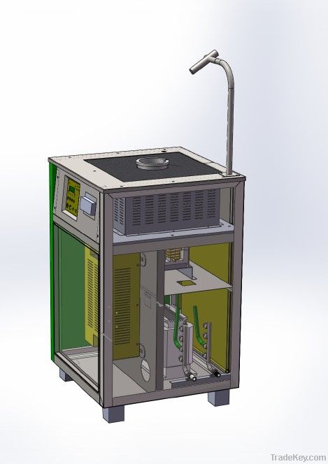 Induction melting furnace for copper steel iron aluminum scrap