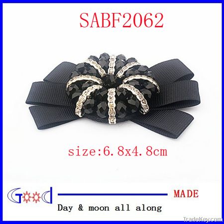 high quality crystal beads series noble stilettos shoe bow