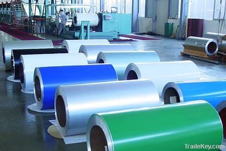 Color coated aluminum coil