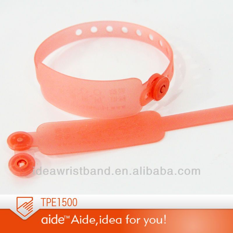 Plastic entertainment wristband TPE1500