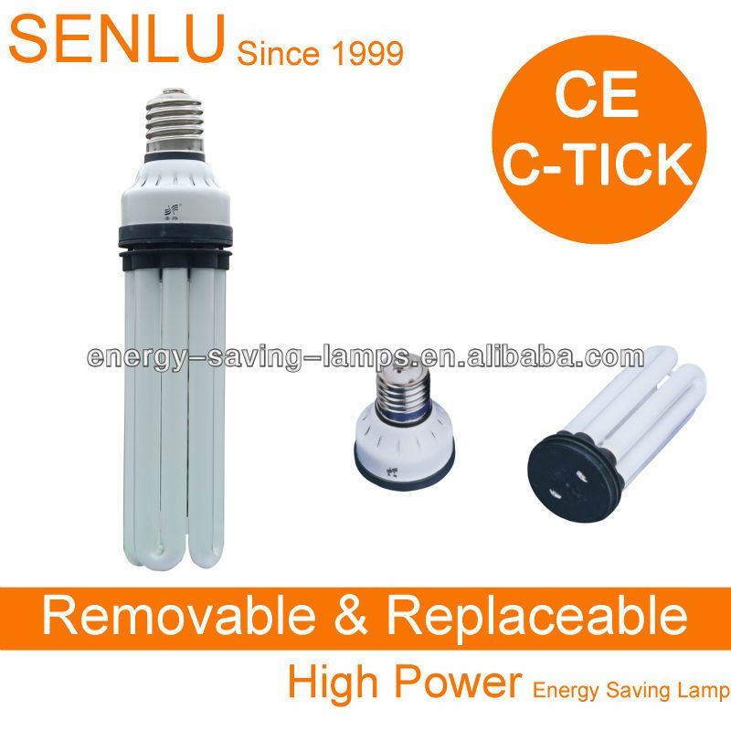 55w black PBT parts energy saving tube light