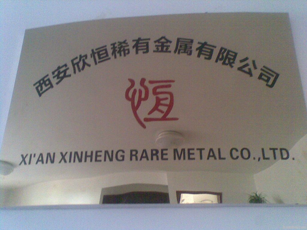 tungsten sheet or W sheet