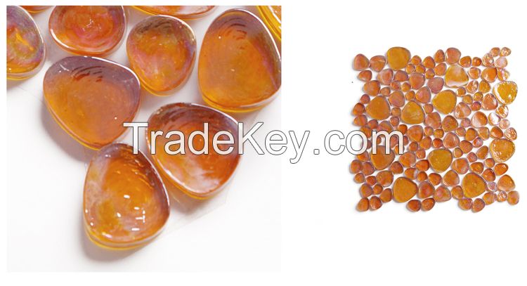 Mix Glass mosaic -  Orange