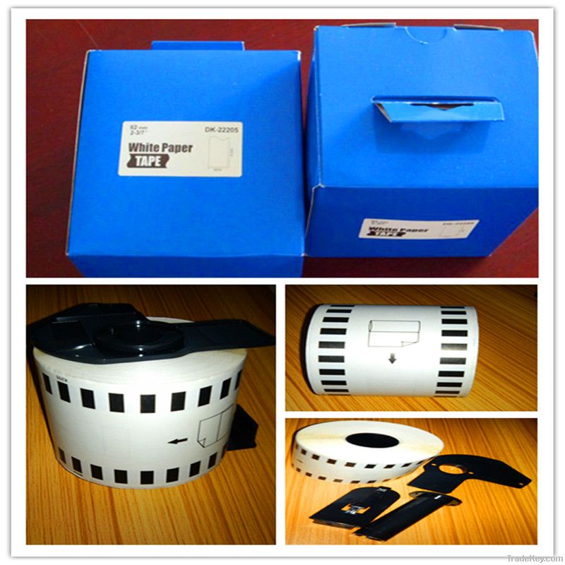 thermal transfer ribbon 62mm DK22205 DK compatible label