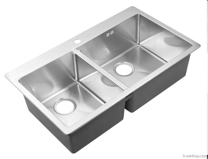 all-in-one stainless steel topmount sink RTS 200a-2