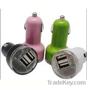 cheap &amp; high quality dual usb car charger/for iphone&amp;ipad