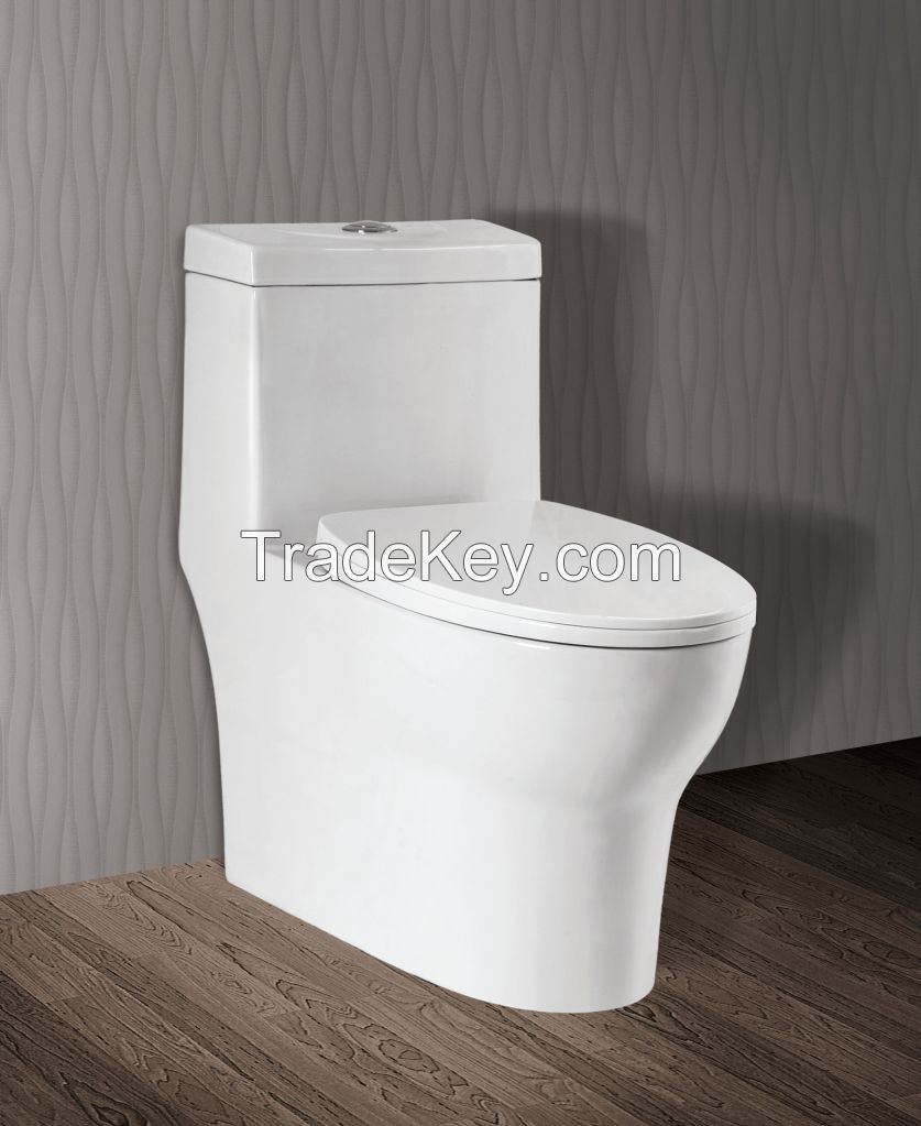 Ceramic Water Closet (1 piece/Dual flush/Nano finished/S trap)