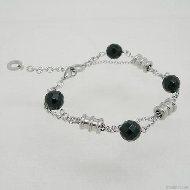 stainless steel link bracelet