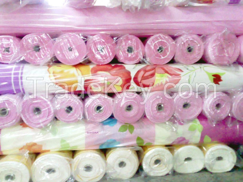 100% Cotton/poly Cotton Fabrics