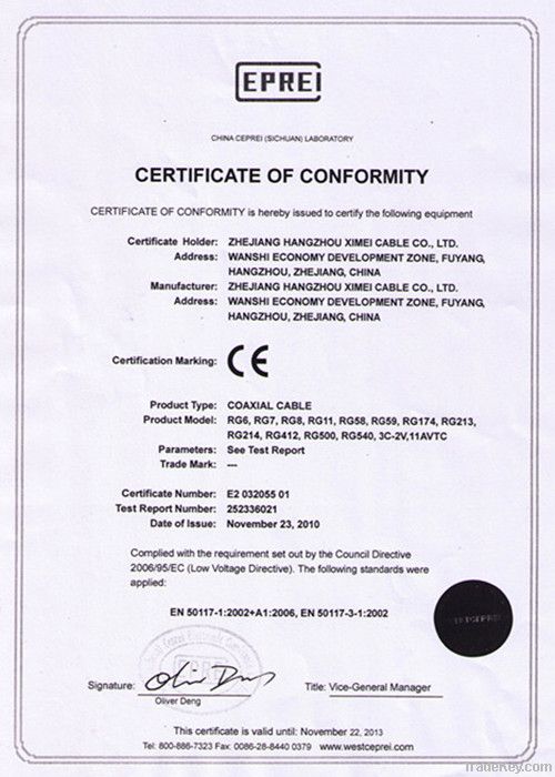 Coaxial Cable