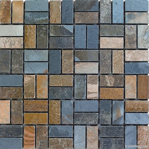 Mosaic , Stone Mosaic , Mosaic tiles, Chinese MosaicSlate Mosaic ZXM03