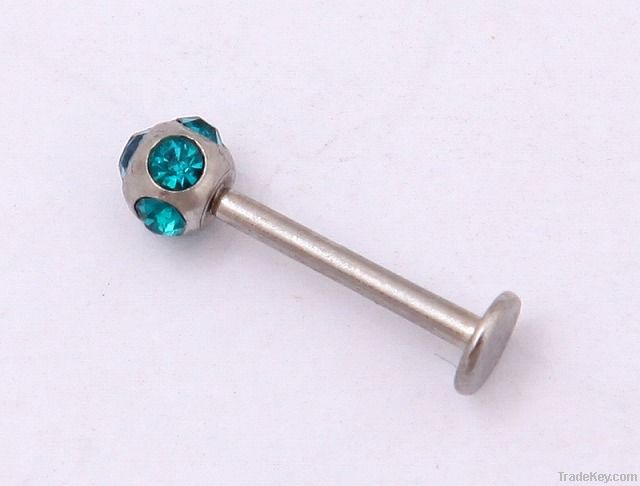 Labret Stud Body Piercing Jewelry , Lip ring