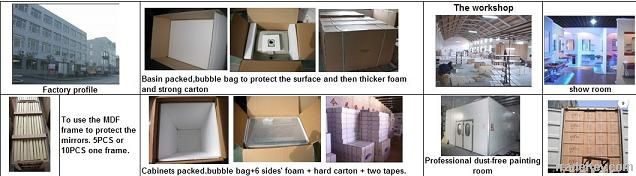 PVC bathroom cabinets