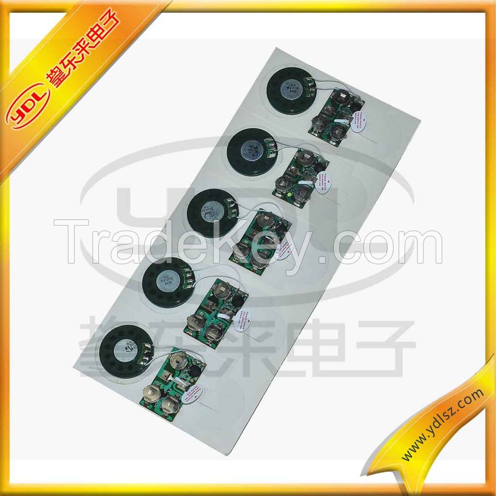 voice module for greeting card