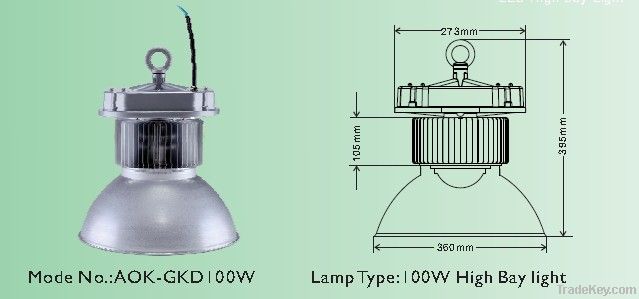 60% energy saving 100W high bay light