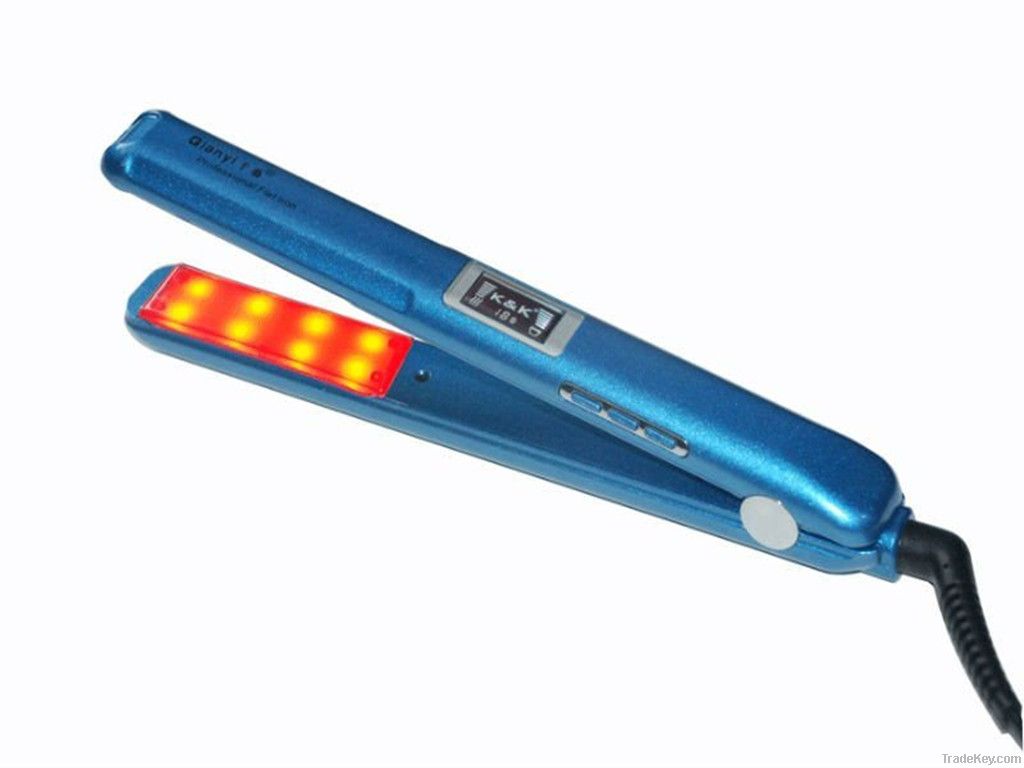 High technology Ultrasonic infared digital cold  hair straightener