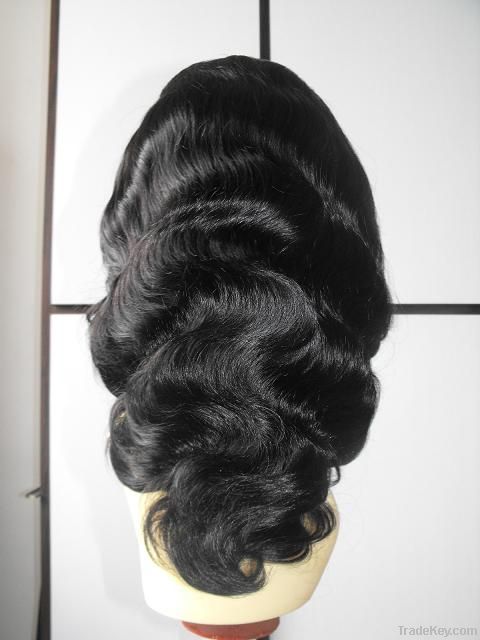 Wholesale Indian remy hair Silk Base(hidden knots) full lace wigs