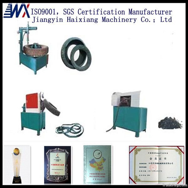 Q-1200 Tire cuting circle/strip/block machine