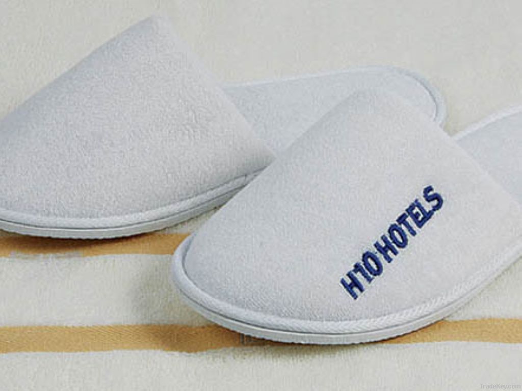 towel terry slippers