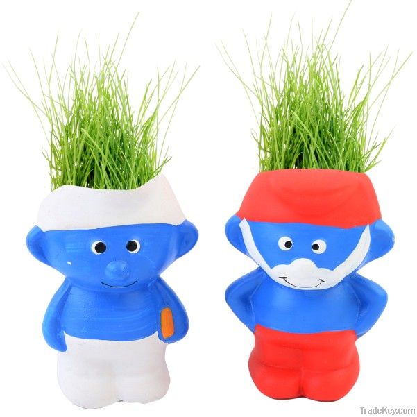 Smurfs Grass Doll, 2013 new model Grass Doll, Home decorative Grass Dol