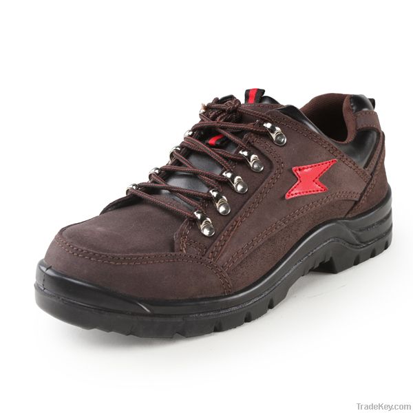 GW-605 CE EN20345 Suede leather steel toe and plate safety shoes