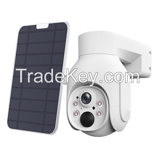 2.4GHz Wi-Fi Solar Battery-powered Pan Tilt CCTV Camera