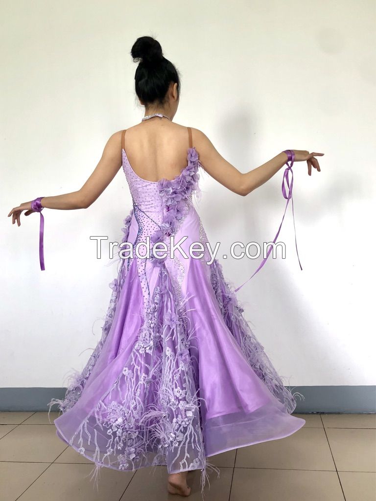 Customized Competition Wear Ballroom Dance Dress