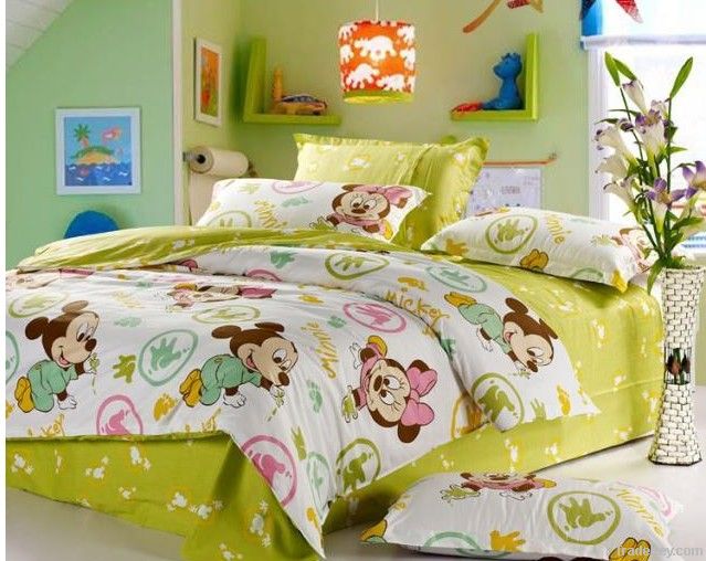Cotton bed sheet set
