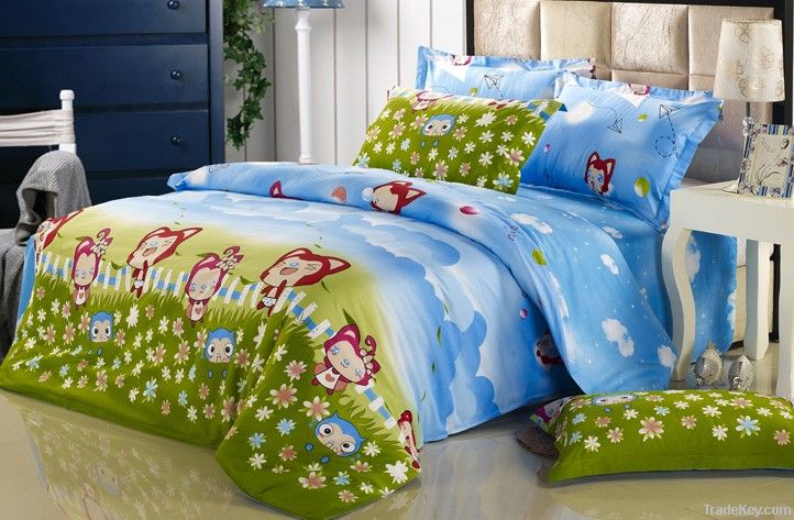 Cotton bed sheet set