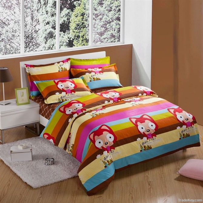 Cotton bed sheet set
