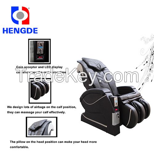 Coin operated vending massage chair