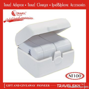 2012 TOP SALE Travel Smart Adapter For Business Travellers (NT100)