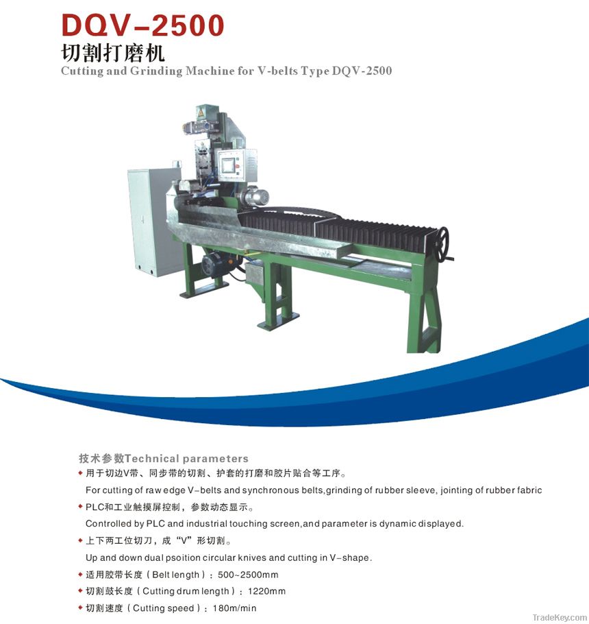 Cutting & Grinding Machine for V Belts