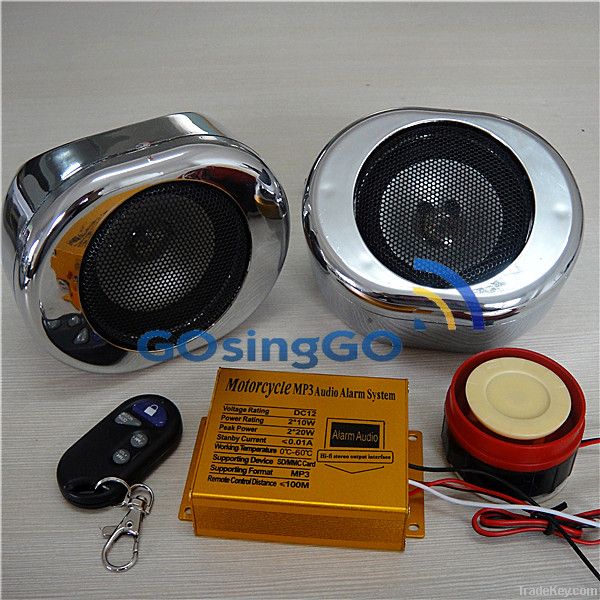 Motorcycle alarm MP3