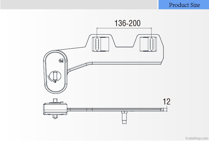 Adjustable nozzle cold water manual bidet