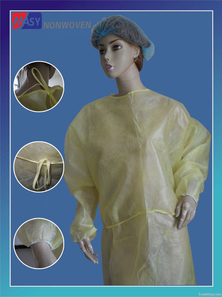 disposable isolation gown