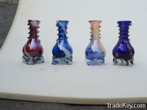 skull design glass smoking pipes