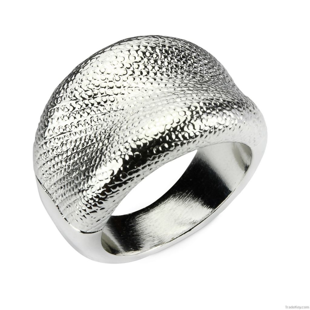 Silver plated ring