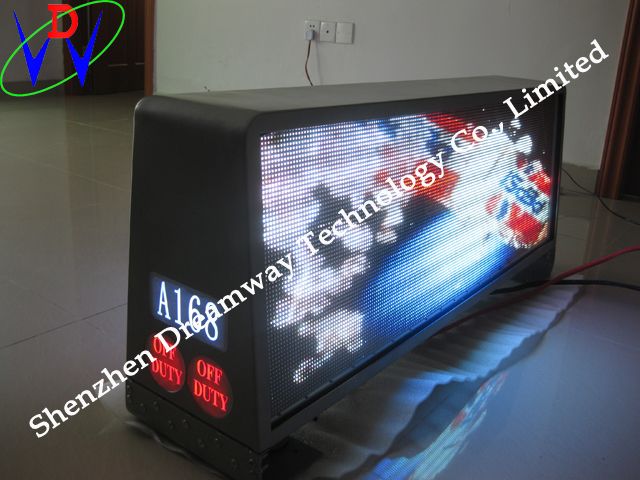 London Digital Taxi Top Advertising LED Display